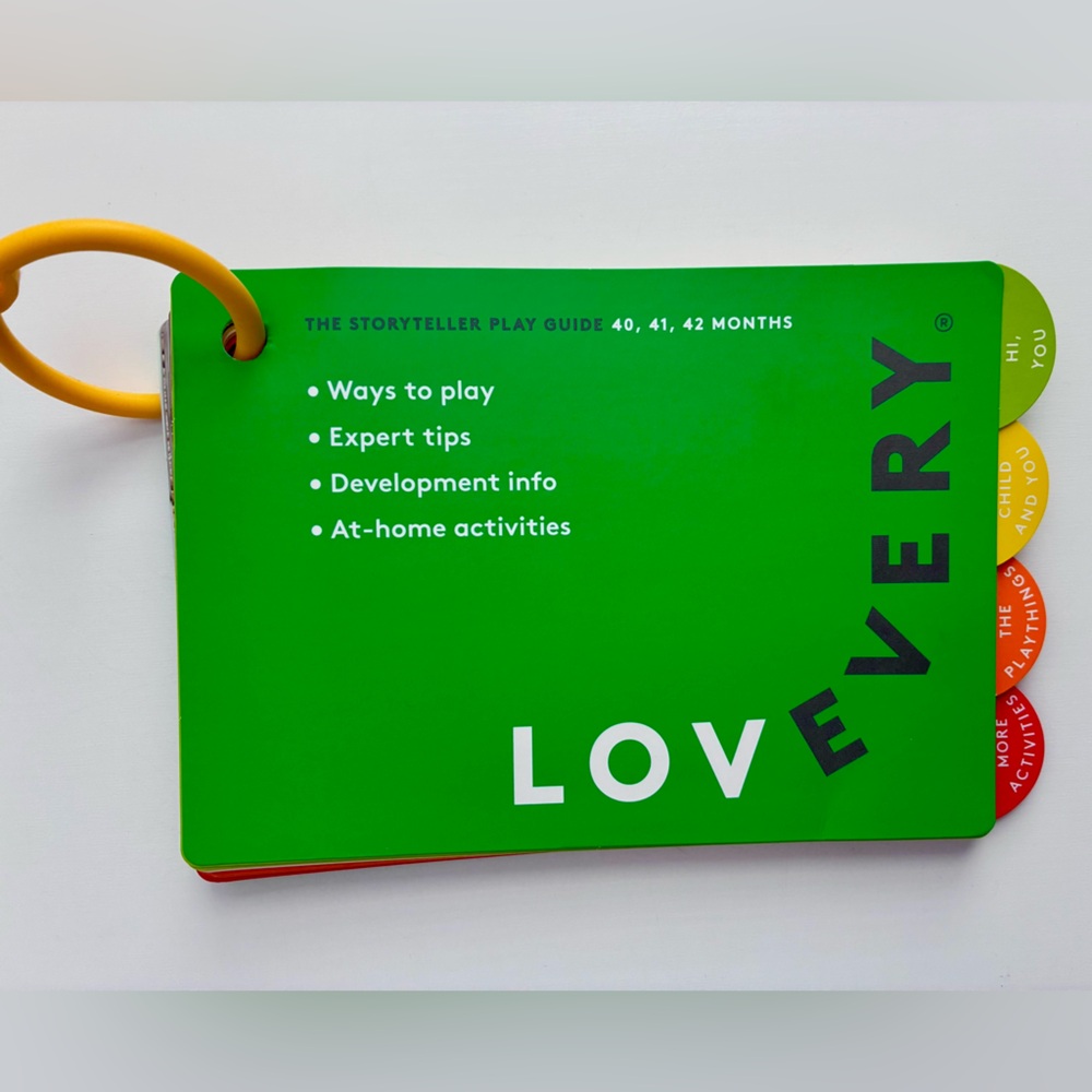 Lovevery Storyteller Play Guide for months 40-42 months
